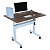 Mesa Com Regulagem De Altura 120x80 Amadeirada - Wp Connect - Imagem 4