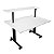 Mesa Acoplada Com Regulagem de Altura Branco Wp Connect - Imagem 12