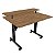 Mesa Acoplada Com Regulagem de Altura Amadeirado Wp Connect - Imagem 9