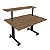 Mesa Acoplada Com Regulagem de Altura Amadeirado Wp Connect - Imagem 11