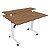 Mesa Acoplada Com Regulagem de Altura Amadeirado Wp Connect - Imagem 4