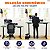 Mesa Elétrica Com Regulagem de Altura Automática 02 Motores  Cores Lisas  Wp Connect - Imagem 9