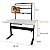 Bancada de Trabalho Ergonômica Para Expedição com Suporte Cpu Monitor Wp Connect - Imagem 5