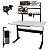 Bancada de Trabalho Ergonômica Para Expedição com Suporte Cpu Monitor Wp Connect - Imagem 1