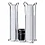 Porta Copos de 50/80Ml e 200Ml Com Porta Colher Cromado Wp Connect - Imagem 1