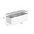 Organizador Porta Sachês Para Chá Bistrô Com Tampa 3 Divisórias Branco Wp Connect - Imagem 4