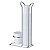 Porta Copos Descartáveis 80ml Porta Colheres Cromado Branco Wp Connect - Imagem 1