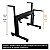 Estrutura Mesa Ergonômica Dupla Com Regulagem De Altura Sem Tampo - Wp Connect - Imagem 11