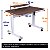 Mesa Com Regulagem De Altura 100x60 E Suporte Para Monitor - Wp Connect - Imagem 18