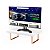 Suporte Para Monitor Em Aço Piatina Rosé Gold Tampo 20x30 Cores - Wp Connect - Imagem 4