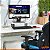 Suporte Para Monitor Em Aço Carbono Preto Tampo 20x40 Mármores - Wp Connect - Imagem 2