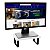 Suporte Para Monitor Em Aço Carbono Preto Tampo 20x30 Cores Lisas - Wp Connect - Imagem 5