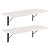 Kit 2 Prateleiras De Parede Tampo 20x60 Cores Lisas - Wp Connect - Imagem 11