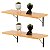 Kit 2 Prateleiras De Parede Tampo 20x60 Cores Lisas - Wp Connect - Imagem 17