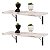 Kit 2 Prateleiras De Parede Tampo 20x60 Mármores - Wp Connect - Imagem 1