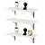 Kit 3 Prateleiras De Parede Tampo 20x60 Cores Lisas - Wp Connect - Imagem 6