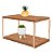 Prateleira Dupla Em Aço Piatina Rosé Gold Tampo 20x40 Decorativos - Wp Connect - Imagem 15