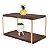 Prateleira Dupla Em Aço Piatina Rosé Gold Tampo 20x40 Decorativos - Wp Connect - Imagem 11