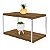 Prateleira Dupla Em Aço Piatina Cromado Tampo 20x40 Decorativos - Wp Connect - Imagem 1