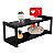 Prateleira Dupla Nicho Em Aço Carbono Preto Tampo 20x60 - Wp Connect - Imagem 13
