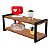 Prateleira Dupla Nicho Em Aço Carbono Preto Tampo 20x60 Decorativos - Wp Connect - Imagem 1