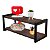 Prateleira Dupla Nicho Em Aço Carbono Preto Tampo 20x60 Decorativos - Wp Connect - Imagem 5