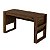 Mesa De Escritório Com 2 Gavetas Com Chave Escrivaninha Nogal - Wp Connect - Imagem 1