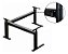 Estrutura De Mesa Em L Com Regulagem De Altura Manual 3 Cantos - Wp Connect - Imagem 3