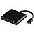 ADAPTADOR COM HDMI TYPE-C USB 3 EM 1 MTC7106 (3117) - Imagem 1