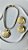 Conjunto Cordão Concha Dourado - Imagem 2