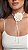 Colar Choker Flor Crochet Off - Imagem 1