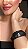 Bracelete Orgânico Resina Preto - Imagem 1