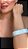 Bracelete Quadrado Resina Azul Sólido - Imagem 1