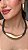 Colar Metal Escovado Silicone Preta - Imagem 2