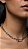 Colar Insp Tiffany Cravejado Prata - Imagem 1