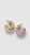 Brinco Mini Argola Esmaltada Rose Aço Dourado - Imagem 2