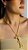 Colar Alongado Chloé Pérolas Dourado - Imagem 1