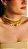 Choker Mini Conchas Cordões Dourado - Imagem 1