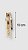 Brinco Insp Givenchy Alongado Dourado - Imagem 3