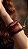 Bracelete Quadrado Madeira Marrom - Imagem 2