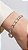 Pulseira Duo X Pedras Zircônias Prata - Imagem 1