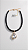 Colar Cordão Encerado Preto Pingente Gota Cristal Banho Ouro 18K - Imagem 5