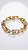 Pulseira Elos Premium Cravejado Dourado - Imagem 3