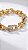 Pulseira Elos Premium Cravejado Dourado - Imagem 2