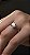 Anel Pedra 8mm Moissanite 6 Pontas Prata 926 Ajustável - Imagem 2