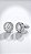 Brinco Pedra Moissanite Cravejados Prata 925 - Imagem 3