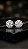 Brinco Pedra Moissanite Cravejados Prata 925 - Imagem 3