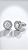 Brinco Pedra Moissanite Halo Cravejados Prata 925 - Imagem 1