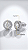 Brinco Pedra Moissanite Halo Cravejados Prata 925 - Imagem 4