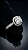 Anel Solitário Halo Pedra 1ct Moissanite Cravejado Prata 925 Ajustável - Imagem 3